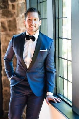 Smoking azul para hombre