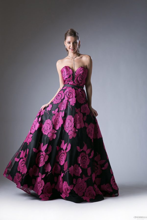 Vestido de Fiesta estampado KC1782.