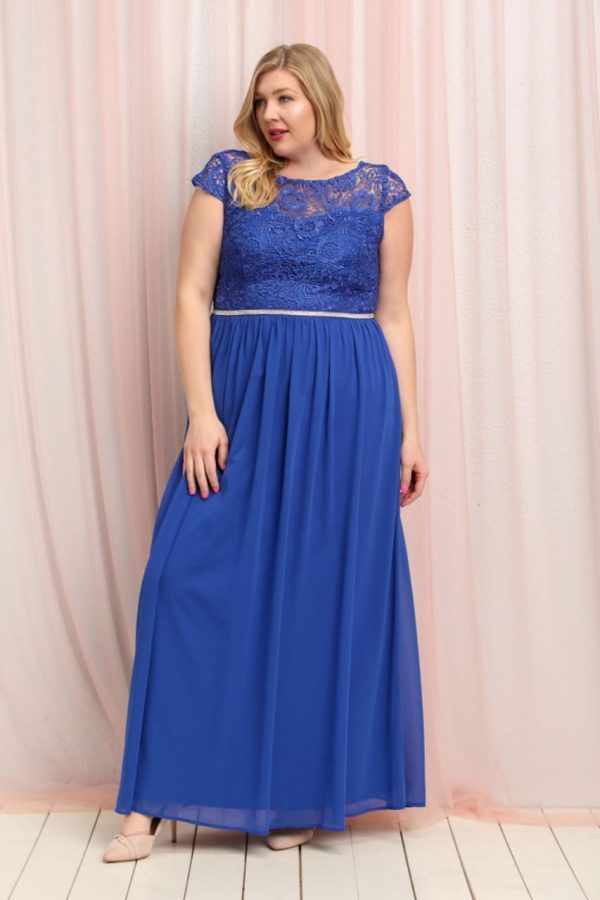 Vestido talla grande para fiestas PM40119.