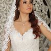 Vestido de novia estilo sirena ivory y champaña DQ0010. - Imagen 4