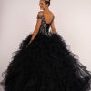 Vestido de quince negro azul GL2516 - Imagen 2