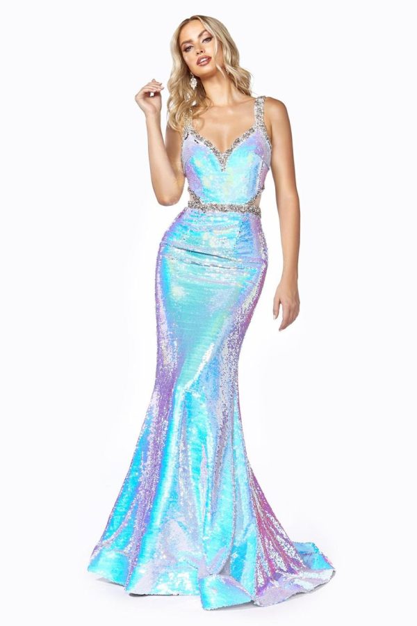 Vestido de fiesta Ref. CD0157 Opal.