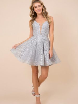 Vestido corto para quince R682