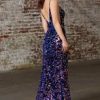 Vestido de fiesta Ref. CD159 ultraviolet. - Imagen 3