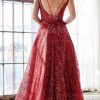 Vestido elegante rojo CB059 - Imagen 2