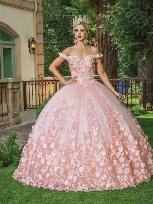 Vestido para quince hombros caídos Ref. 1569