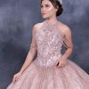 Vestido princesa oro rosa Ref. LK148 - Imagen 2