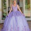 Vestido de quince con sobrefalda DQ1583 - Imagen 2