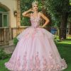 Vestido de quince con sobrefalda DQ1583 - Imagen 4