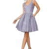 Vestido corto de quince DQ3142. - Imagen 4