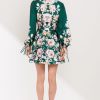 Vestido corto estampado, manga larga Rf.LD4912 - Imagen 2