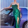 Elegante vestido satinado Rf. CDS406 - Imagen 5