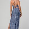 Vestido de fiesta brillante Rf. CD54779-1 - Imagen 2