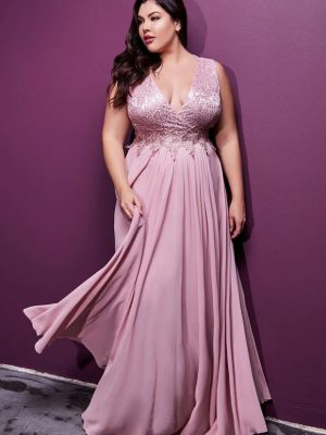 Vestido de fiesta plus size Rf.S7201