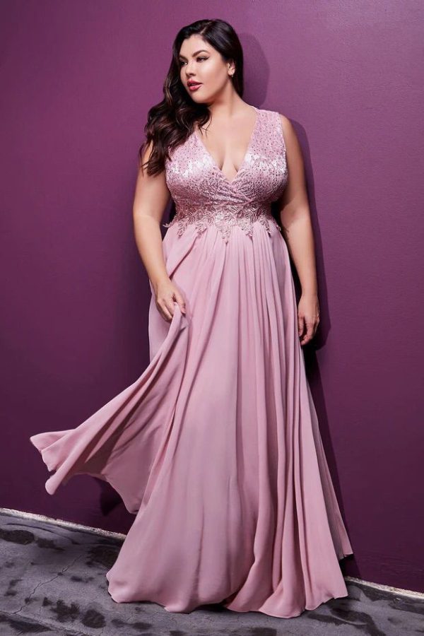 Vestido de fiesta plus size Rf.S7201