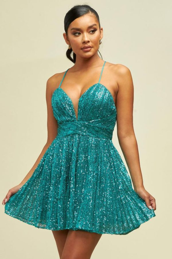 Vestido corto LD9206