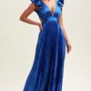 Vestido de fiesta plisado LD9322 en alquiler - Imagen 3