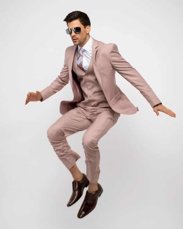 TRAJE PARA HOMBRE SLIM FIT FF2SV-4030 COLOR ROSA