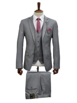 TRAJE PARA HOMBRE SLIM FIT FF2SV-4030 COLOR GRIS.