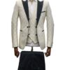TRAJE PARA HOMBRE GT1PA+V-A1265 BLANCO/ORO - Imagen 2