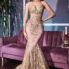 Vestido de lujo para fiestas J810 - Imagen 3