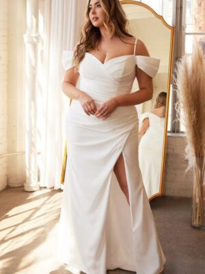 Vestido de novia talla plus Rf. KV1057WC