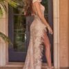 ESPECTACULAR VESTIDO BRILLANTE EN PLUMAS RF.9312 - Imagen 5